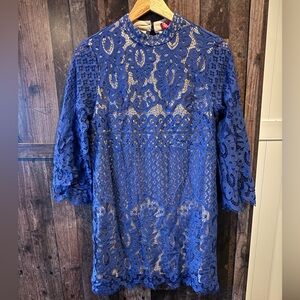 ❤️ Super cute blue lace dress 👗